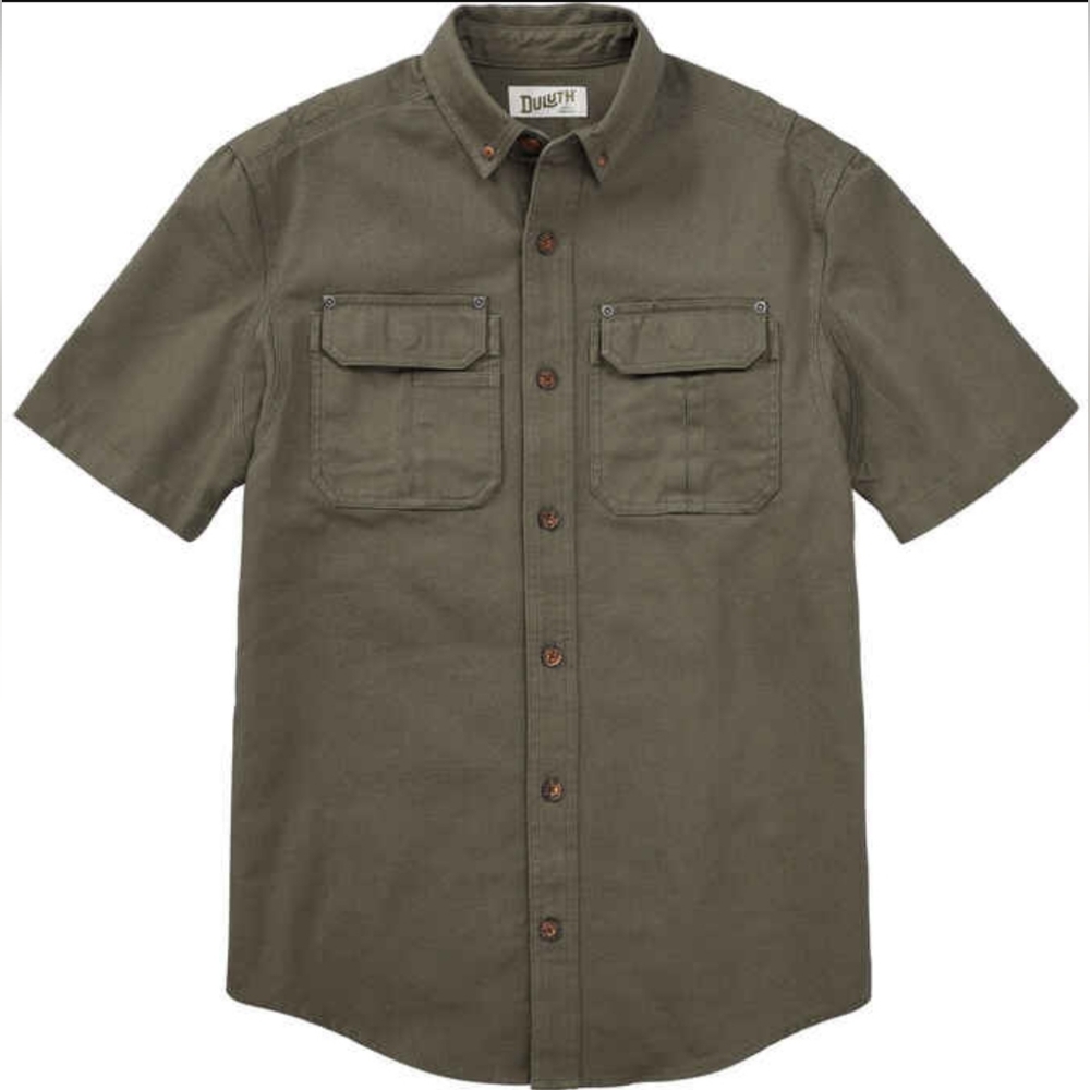 Duluth Men's Free Swingin' Fire Hose Short Sleeve Shirt